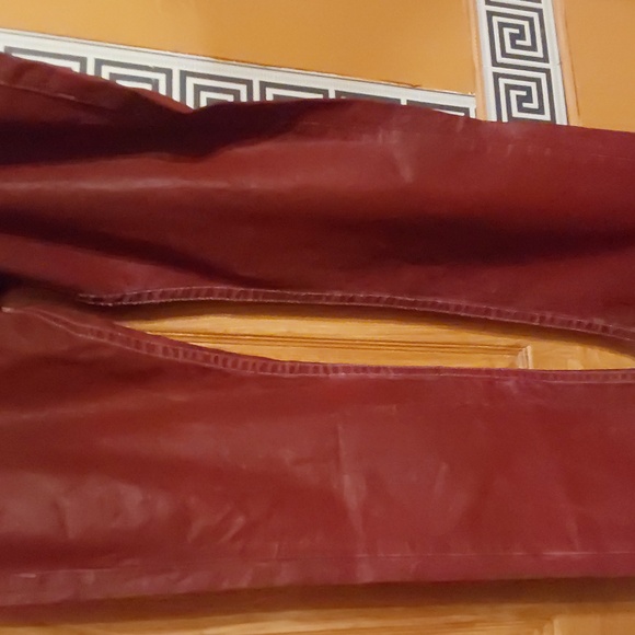 TRUE RELIGION LEATHER LOOK COATED COALWOOD RD STRAIGHT FLAPS JEANS SIZE 42 X 35 - Picture 3 of 10